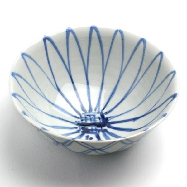 九谷焼：染付菊網文飯碗・小・正木春蔵《飯碗・ご飯茶碗》