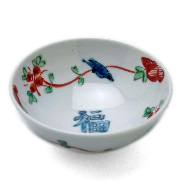 呉須赤絵花鳥文平盃・正木春蔵《盃》