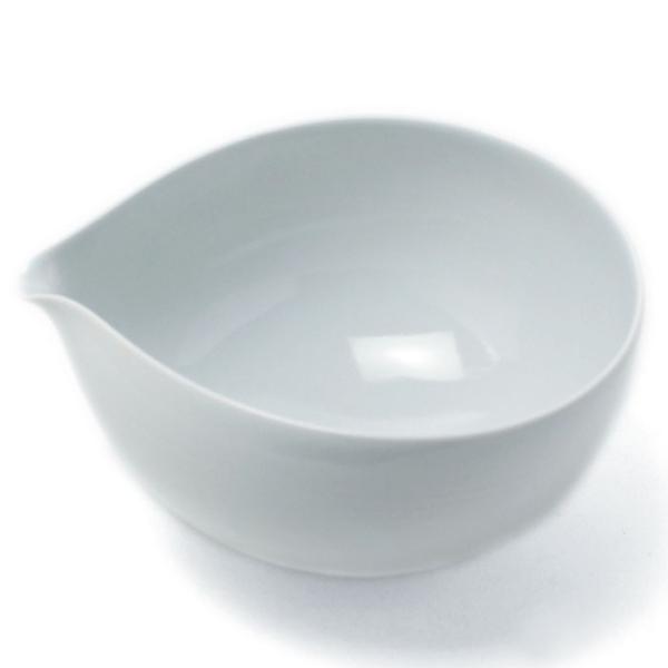 白磁：白磁片口小鉢・しずく形・小・水野克俊《小鉢・10.0cm》