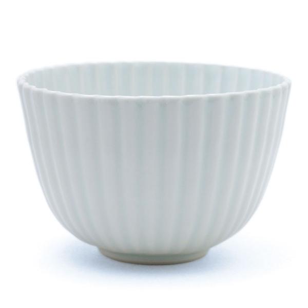 白磁：白磁輪花小鉢・碗型・大・水野克俊《小鉢・10.6cm》