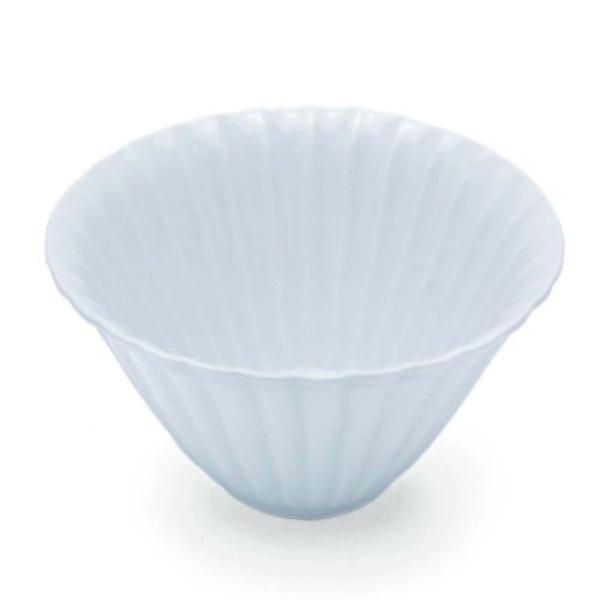 白磁：白磁輪花小鉢・反型・水野克俊《小鉢・11.0cm》