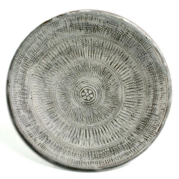 三島9寸浅鉢・吉井史郎《大鉢・28..0cm》