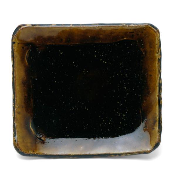 琥珀釉板皿・小・吉井史郎