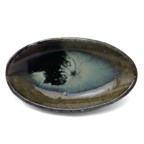 掛分楕円小皿・吉井史郎《小皿・12.0cm》