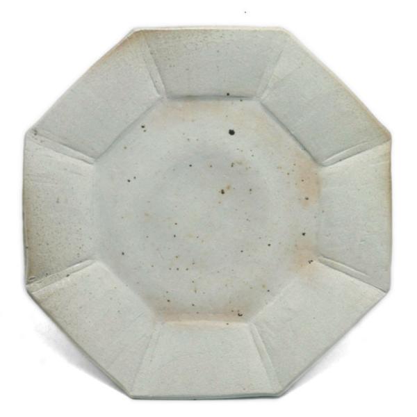 焼〆八角6寸皿・吉井史郎《中皿・180cm》