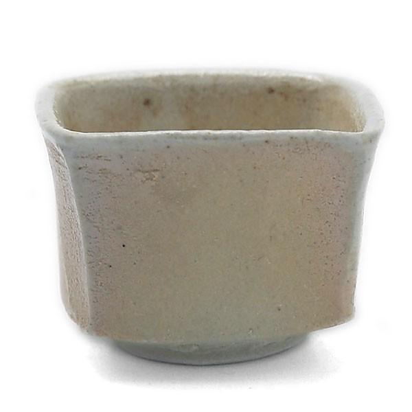 焼〆四方ぐい呑・小・吉井史郎《ぐい呑・4.5cm》