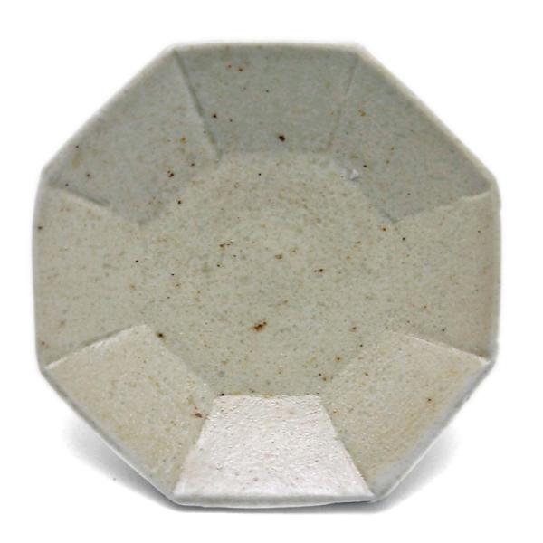 焼〆八角豆皿・吉井史郎《豆皿・6.4cm》