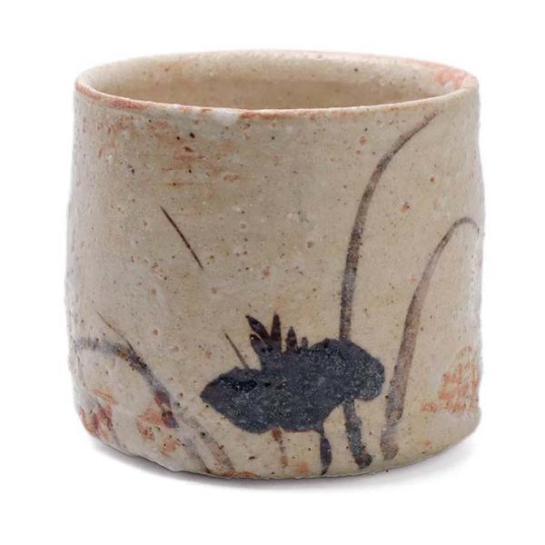 志野焼：志野筒向付・瀧川恵美子《小鉢・7.7cm》