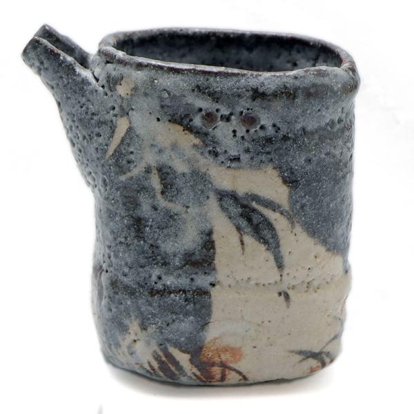 志野焼：鼠志野片口・１・瀧川恵美子《酒器・150cc》