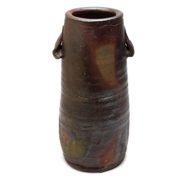 焼き締め：耳付花入・和仁栄幸《花器・花入れ》