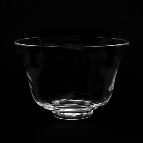 ガラス：モール小向付・深・福地ガラス工房《小鉢・9.5cm》
