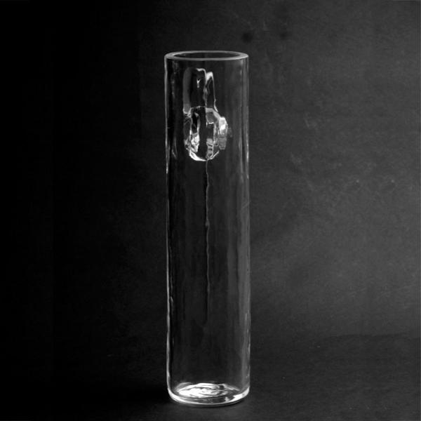 吹きガラス：楕円吊り花瓶・小・福地ガラス工房《花器・花入・花瓶》