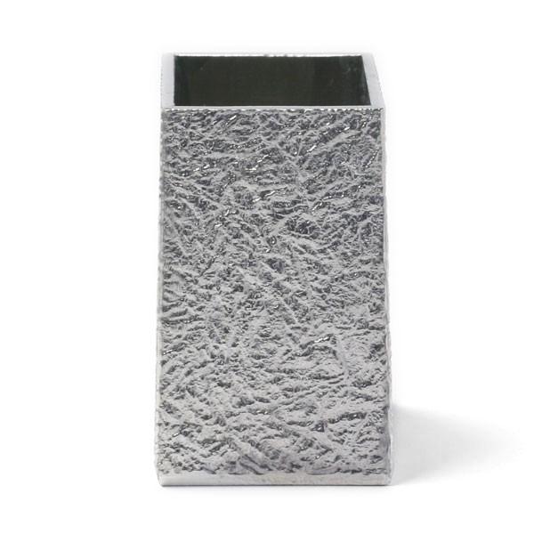 錫器・錫楊枝立て・角・ゆり工房《楊子入れ》