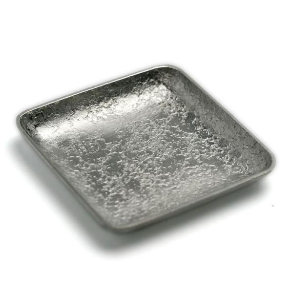錫器・錫豆皿・角・ゆり工房《豆皿・4.5cm》