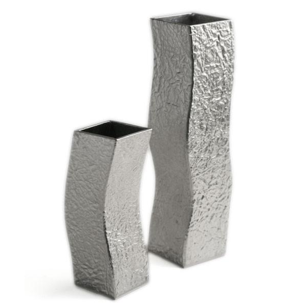 錫器：錫花生・流・2個1組・ゆり工房《花器・花入れ》