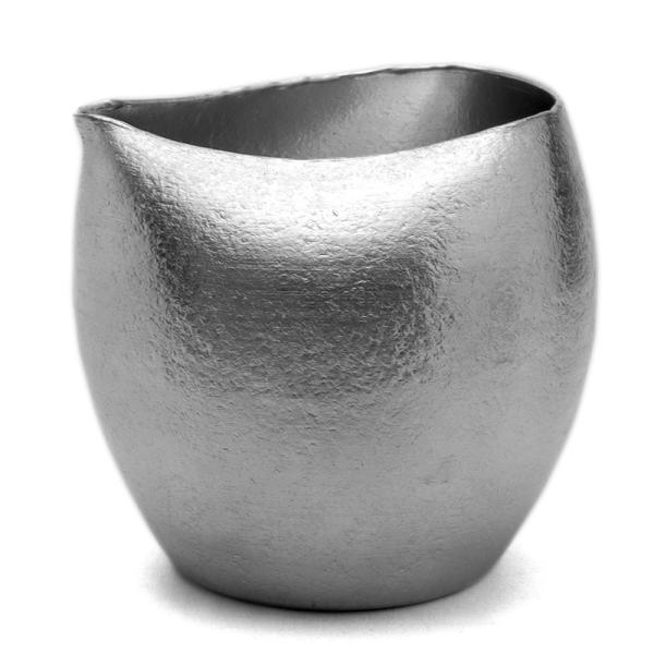 錫器：錫片口・ふっくら・1.5合・ゆり工房《酒器・250ml》