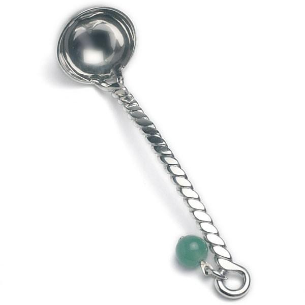 《受注制作》銀捻りハニースプーンM・珠入り・高谷信雄《スプーン・9.0cm》