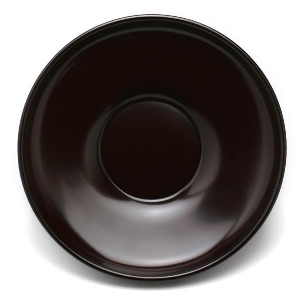 漆器：潤だるま型茶托・奥田志郎《茶托》