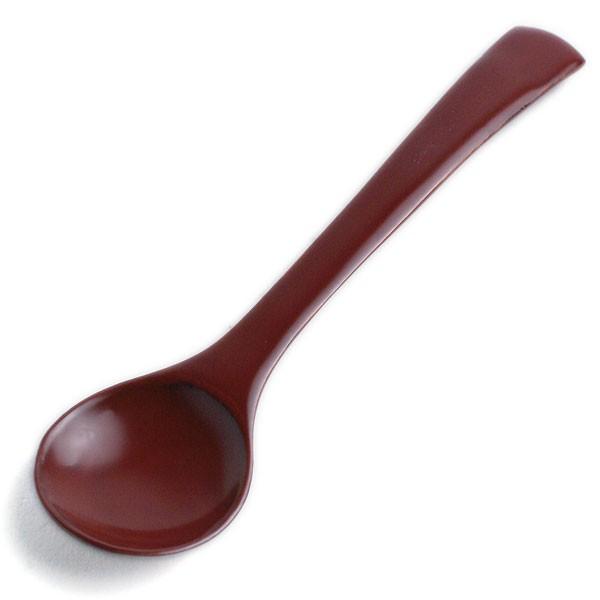 欅地朱塗小匙・奥田志郎・松崎融