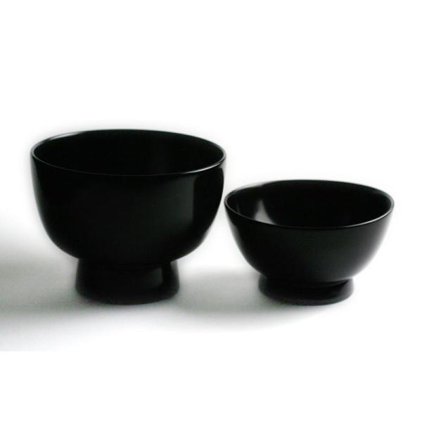漆器：黒二つ椀《合鹿椀》・奥田志郎