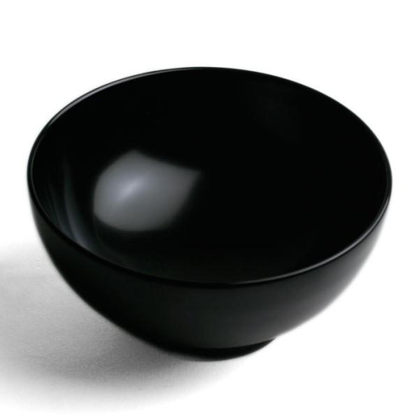 漆器・輪島塗：黒4.2寸汁椀・奥田志郎《お椀・味噌汁椀・200ml》