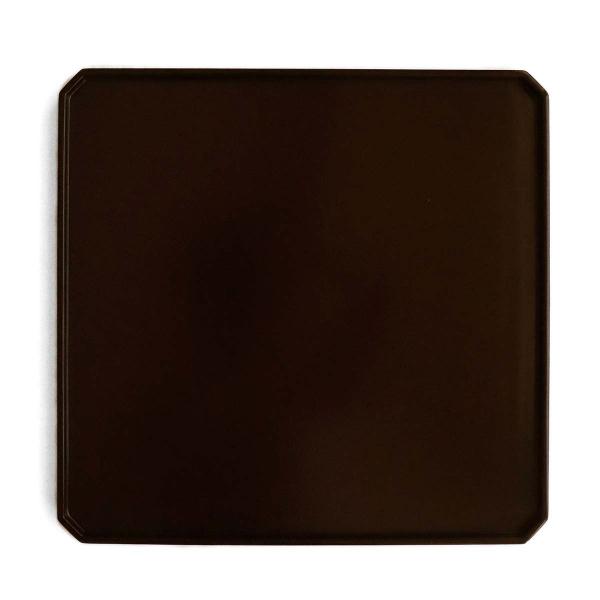 漆器・輪島塗：潤尺2×尺1.5寸角切折敷・奥田志郎《お膳・折敷》