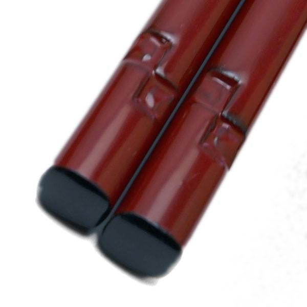 【現品限り！】鎌倉彫箸・乾口塗・四角・石渡清和