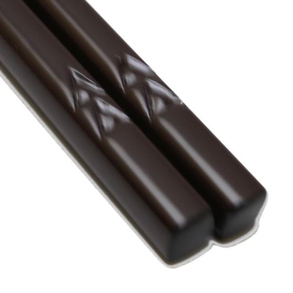 【現品限り！】鎌倉彫箸・堆烏塗・三角・石渡清和