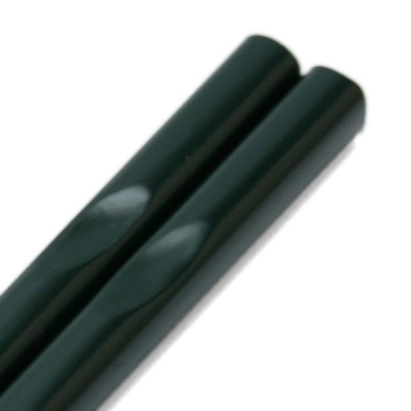 【現品限り！】鎌倉彫箸・グリーン塗・鉈・石渡清和