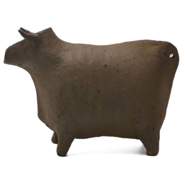 焼〆：南蛮牛形注器k9448・川淵直樹《酒器・160ml》