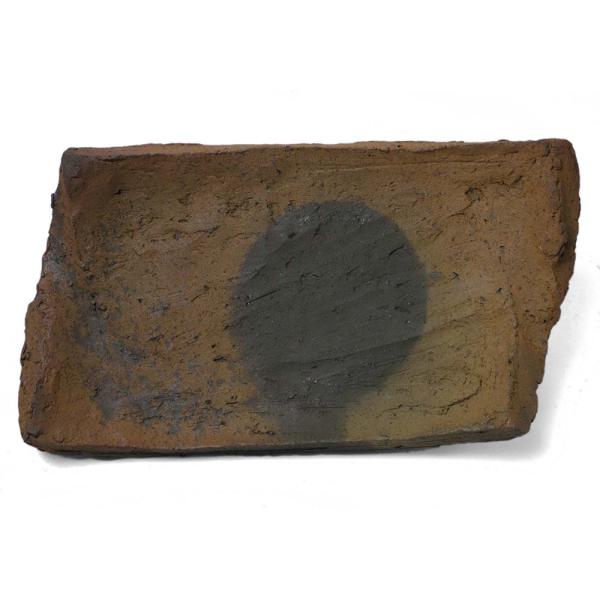 焼〆：南蛮長板皿A1413・川淵直樹《中皿・22.0cm》