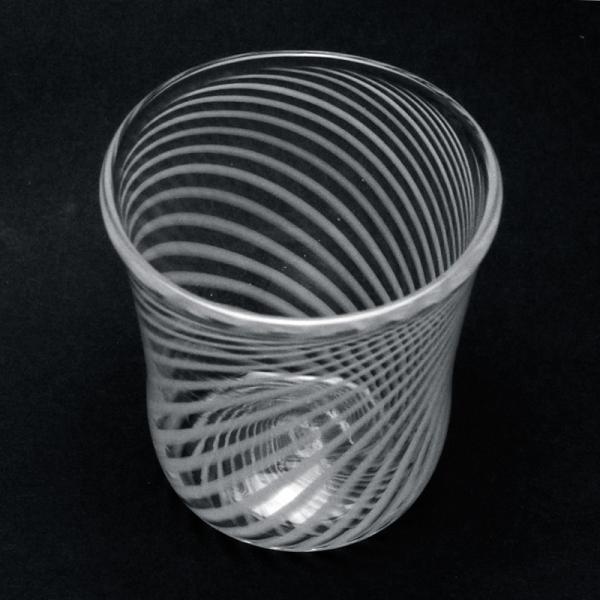ガラス：ストライプグラス・小西晃《小鉢・8.0cm》