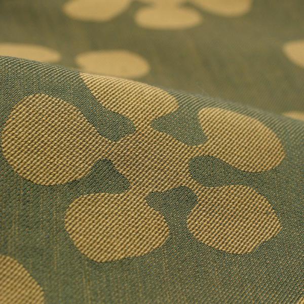 亀甲型重用袋・利休梅文・鶸色・鰭崎まさ子