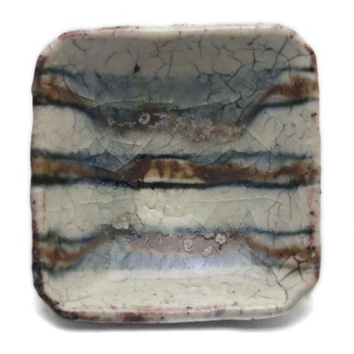 豆角・黄縞・杉本太郎《豆皿・5.2cm》