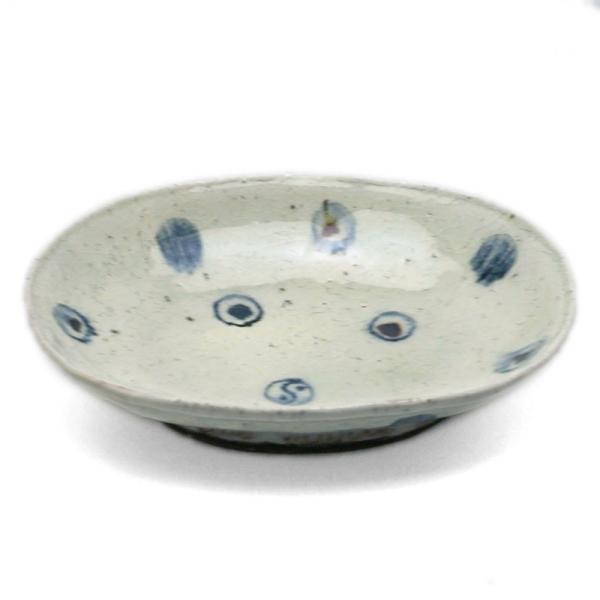 小紋楕円鉢・杉本太郎《中鉢・24.0cm》
