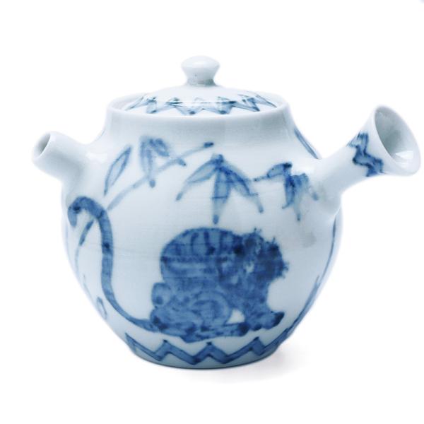 染付急須・竹寅・杉本太郎《急須・300ml》