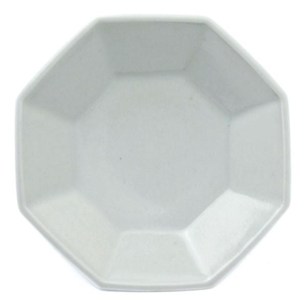 白磁：白磁八角小皿・阿部春弥《小皿・11.0cm》