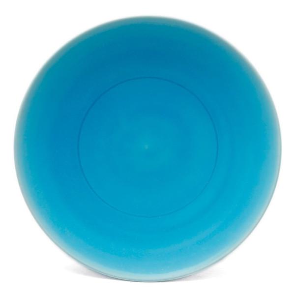 トルコ青釉皿15cm・芦田俊之《小皿・15.3cm》