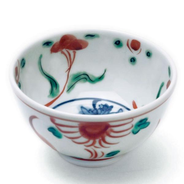 呉須赤絵汲出・菊・土山敬司《汲出・9.0cm》