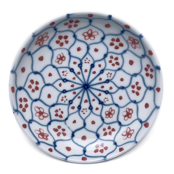 花網4寸皿・浅・土山敬司《小皿・12.0cm》