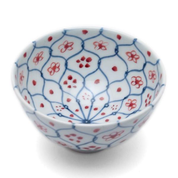 花網茶碗・小・土山敬司《飯碗・ご飯茶碗》