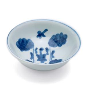 唐津焼：絵唐津五寸五分皿・鳥文・中村恵子《中皿・16.5cm》 : 和食器