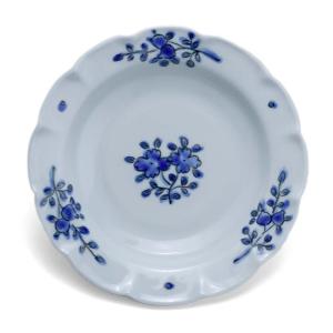 唐津焼：絵唐津五寸五分皿・草鳥文・中村恵子《中皿・16.5cm》 : 和