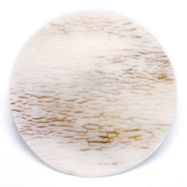 ガラス：さざなみ紋小皿15cm・茶・d.Tam《小皿・15.0cm》