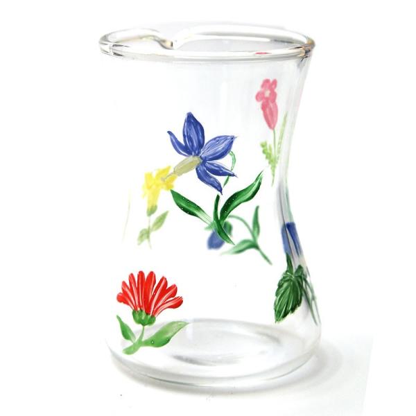 ガラス：ミルクピッチャー・花・d.Tam《ミルクピッチャー・ドレッシング入れ・60ml》