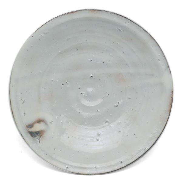 粉引：粉引丸皿・辻村塊《中皿・16.5cm》