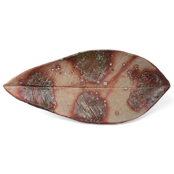 信楽焼：信楽葉皿・36cm・辻村塊《大皿・36.0cm》