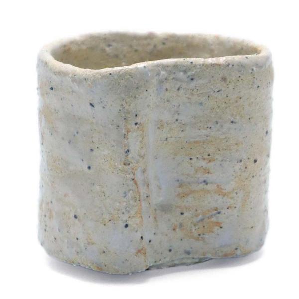 三雲荒土筒向付・野村佳苗《小鉢・8.5cm》