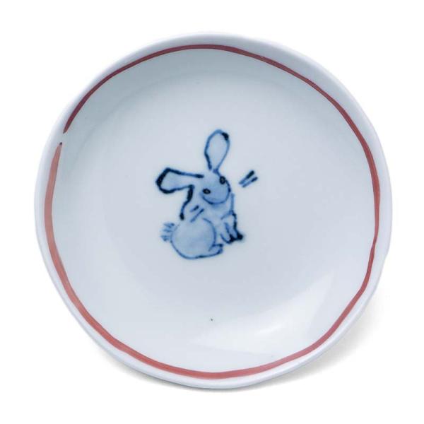 うさぎ丸小皿・5種そろい・古川章蔵《小皿・10.5cm》