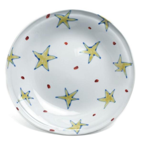 《定期販売》色絵きらきら星タタラ丸皿・古川章蔵《大皿・24.5cm》